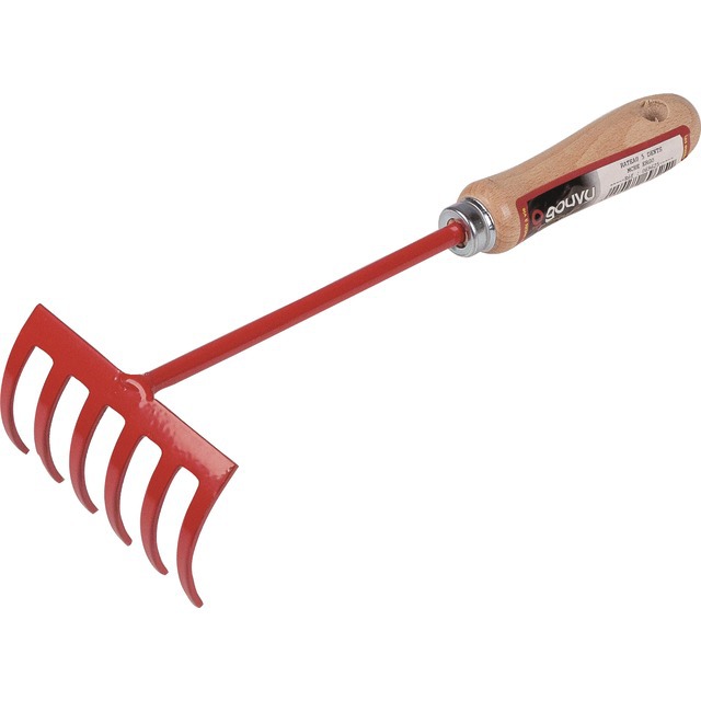 Rateau A Fleurs 6 Dents 30CM avec Manche Bois référence fournisseur 2424308